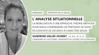 Mieux comprendre les pratiques de soins en contexte de violence à caractère sexuel [upl. by Marji]