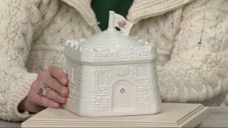 Belleek Bunratty Castle Canister on QVC [upl. by Nnylsia]