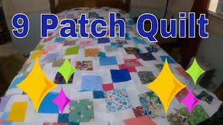 Magical Vanishing 9 Patch Quilt [upl. by Mcgrath283]