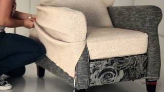 How to install a reclining armchair cover [upl. by Menis]