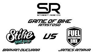 GAME OF BIKE  BRAYAN DUCUARA VS JAMES AMAYA STIKE BIKE VS FUEL DISTRIBUTION [upl. by Asit279]