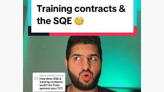 SQE amp training contracts … 🤔💸 [upl. by Anilegnave]