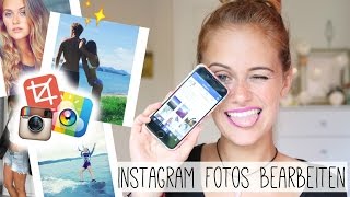 HOW TO Instagram BILDER bearbeiten  meine LIEBLINGSAPPS  SNUKIEFUL [upl. by Cupo]