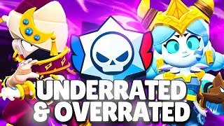 MOST UNDEROVERRATED BRAWLERS IN RANKED [upl. by Tanah622]