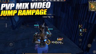 80 JUMP RAMPAGE PVP AND BADGE FIGHT DEFAND BASE  LAST ISLAND OF SURVIVAL [upl. by Richie]