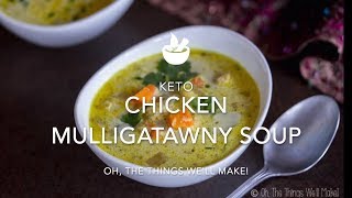 Keto Chicken Mulligatawny Soup In an Instant Pot [upl. by Occor]