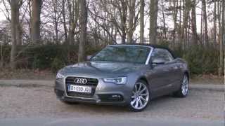 Essai Audi A5 Cabriolet 30L V6 TDi 204ch multitronic [upl. by Atrebor]