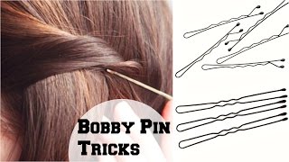 How To  Use Bobby Pins And Hair Pins Correctly So They Are Not Seen Easy Tips amp Tricks [upl. by Nolyaw]