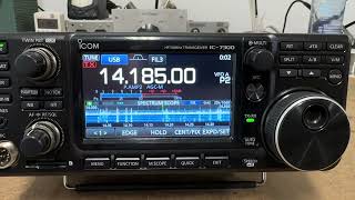 ICOM IC7300 HF50 MHz Transceiver [upl. by Gainor]