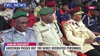 Amotekun Passes Out 700 Newly Recruited Personnel [upl. by Neiv124]