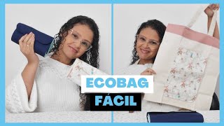 Ecobag Fácil que Vira Carteira  Passo a Passo [upl. by Ardnikal845]