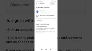 How to join Google classroom by using class code [upl. by Ardnuahsal580]