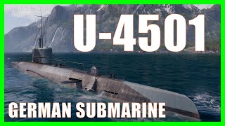 German Submarine U4501 World of Warships Wows UnterseeBoot Preview [upl. by Godric]