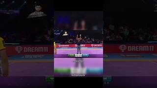 Powerfull raid 🔥🥶 Pardeep Narwal Super Raid 💥ytshort shorts kabaddi pkl trending [upl. by Crean]