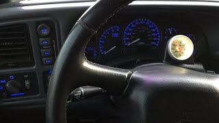 Silverado Autometer Vacuum Boost Gauge Install [upl. by Ethelind]