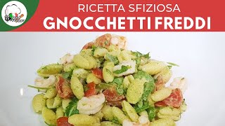 INSALATA DI PASTA FREDDA CON GAMBERETTI IN 1 MINUTO  ricette veloci  FoodVlogger [upl. by Consuela]