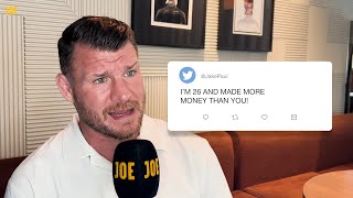 Michael Bisping reads out ANGRY DMs from Jake Paul 🤣 [upl. by Yelehsa]