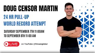 Doug Censor Martin  24 hr Pullup World Record Attempt  Part 1 [upl. by Akir]