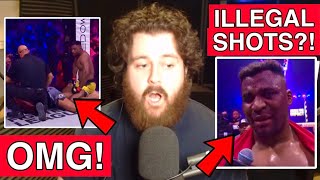 The MMA Guru REACTS To Francis Ngannou KNOCKING OUT Renan Ferreira [upl. by Llednek947]