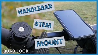 Handlebar Stem Mount Quad Lock FULL REVIEW [upl. by Krein]