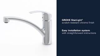 Grohe Eurosmart 33281002 single lever kitchen mixer  Baterie de bucatarie Grohe Eurosmart [upl. by Yecnay624]