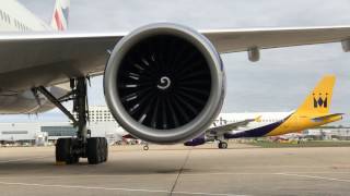 Boeing 777  GE90 Engine Runs  Startup and Shutdown [upl. by Ainyt]