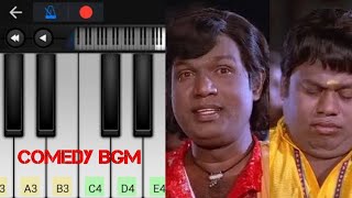 Karakattakaran Comedy BGM  Easy Piano Tutorial  Perfect Piano [upl. by Orabelle]