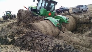 Tractor stuck in mud compilation 2015 NEW [upl. by Verger]