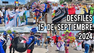 Desfiles 15 de septiembre  Honduras 2024 🇭🇳 [upl. by Aleak]