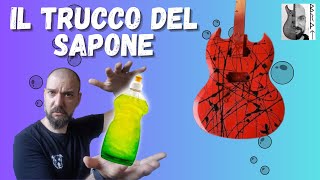 Il trucco del SAPONE per verniciare una CHITARRA [upl. by Onavlis539]