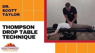 The Thompson Drop Table Technique Chiropractic Adjustment [upl. by Atikahs]