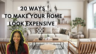 How to make your home look expensive  Tips you need for a luxe look [upl. by Enyleve]