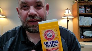 Review for Arm amp Hammer Ultra Max solid antiperspirant deodorant [upl. by Corny]