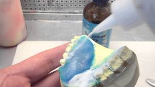 Acrylic Application on a Retainer Salt and Pepper Method [upl. by Mairhpe]