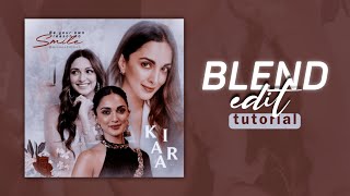 Blend edit tutorial PicsArt  blend edit tutorial for fanpage [upl. by Newell]