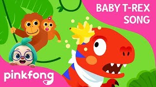 A TRex Went to Jungle  Baby TRex Songs  Dinosaur Songs  Pinkfong Songs for Children [upl. by Ennazzus]