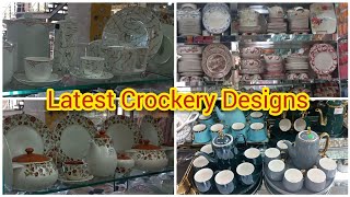 Latest Crockery Design  Beautiful Crockery Items  Dinner Set crockery [upl. by Dercy]