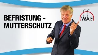 Zum Ende der Befristung im Mutterschutz  Was gilt jetzt  Betriebsrat Video [upl. by Akkin]