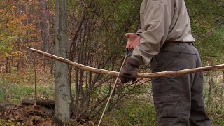 How to Build a Survival Bow  Instructional Video Sample [upl. by Eelnodnarb]