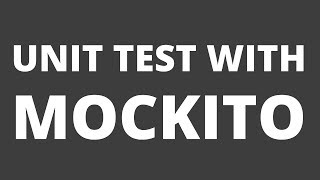 Android Tutorial  Unit Test your app using Mockito [upl. by Rob]