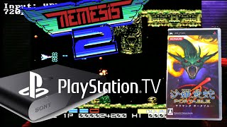 Nemesis Gradius 2 MSX  from Salamander Portable PSP  played on PSTV [upl. by Ryder]