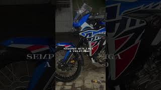 africa twin 2024 adventure sports 💙🤍 compartilhar viralvideo shots motovlog [upl. by Fidela81]