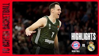 FC Bayern München Highlights  FCBB  Real Madrid 9789  EuroLeague 2425  1 Spieltag [upl. by Eirrod]