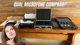 MEUS MICROFONES E A UTILIDADE DE CADA UM DELES [upl. by Ecnerrot]