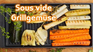 Sous vide grillen Gemüse grillen  gesund und vegetarisch grillen  mit Dagmar von Cramm [upl. by Lawford388]