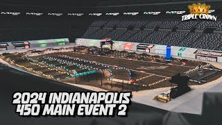 2024 rF Supercross 450 Main 2  Round 10  Indianapolis [upl. by Luanni]