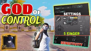 New Sensitivity🔥Control CODE 5 Finger FASTER PLAYER iPhone 13 PRO MAX  Daxua PUBG BGMI [upl. by Adnic]