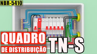 ATERRAMENTO TNS DENTRO DO QUADRO DE DISTRIBUIÇÃO [upl. by Odlanir]