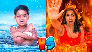 HOT vs COLD POOL Challenge [upl. by Groscr]