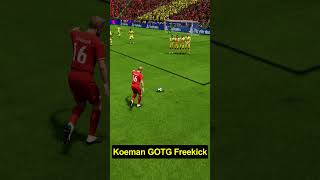 Koeman GOTG Free Kick pe Fc24 [upl. by Abehshtab]